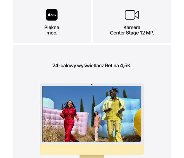 Apple iMac 24 M6/16GB/1TB/MacOS Retina 4,5K Żółty 12R TouchID US - 1620682 - zdjęcie 6